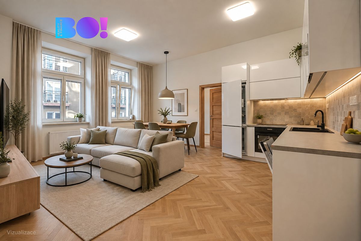 Pronájem bytu 3+kk 76 m²