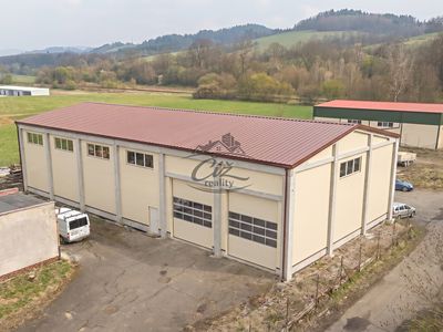 Prodej výrobní haly, prostoru 3493 m²