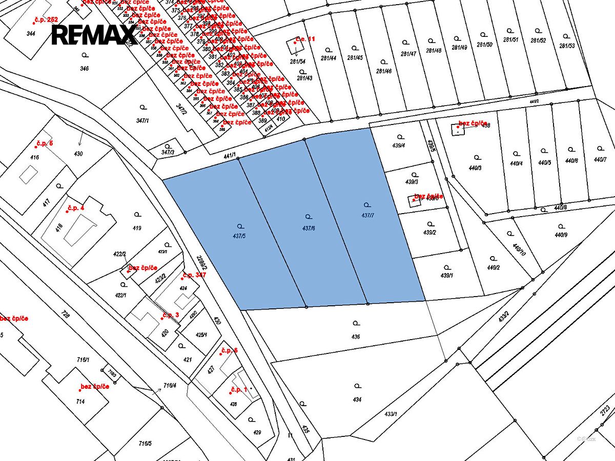 Prodej stavebního pozemku 4772 m², Suchdol nad Odrou – fotka 1 z 3