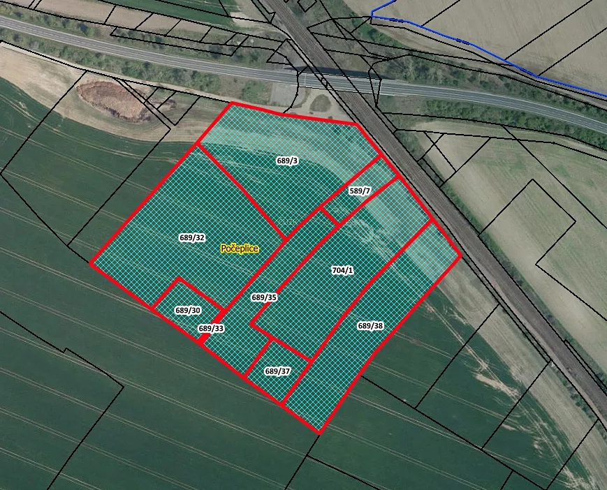 Prodej pole 31537 m²