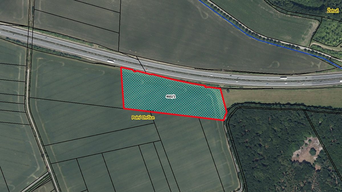 Prodej pole 23046 m², Polní Chrčice – fotka 1 z 3