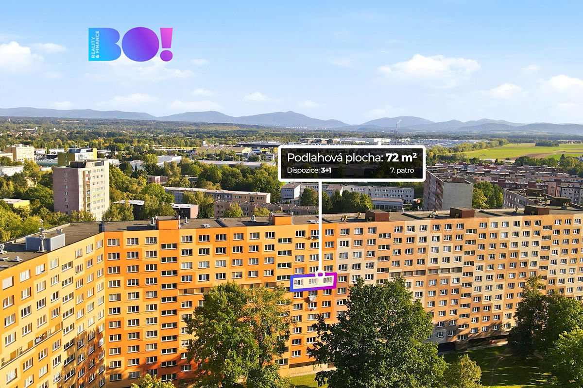 Prodej bytu 3+1 72 m²