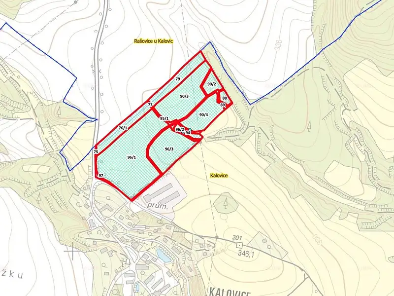 Prodej pole 74838 m², Úštěk – náhled fotky 3