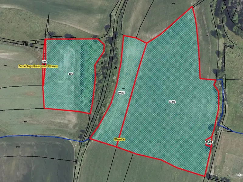Prodej pole 9869 m², Kralupy nad Vltavou – náhled fotky 1
