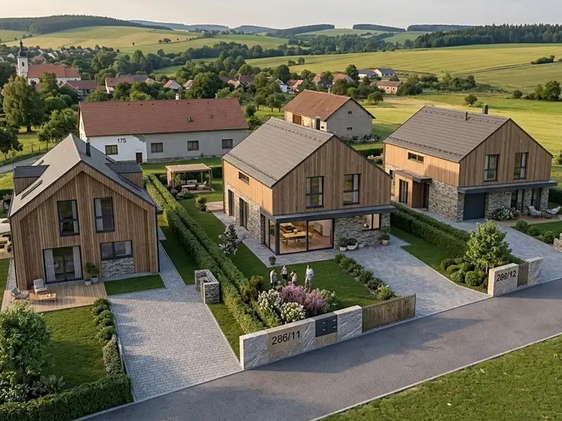 Prodej stavebního pozemku 1158 m², Staré Těchanovice – náhled fotky 2
