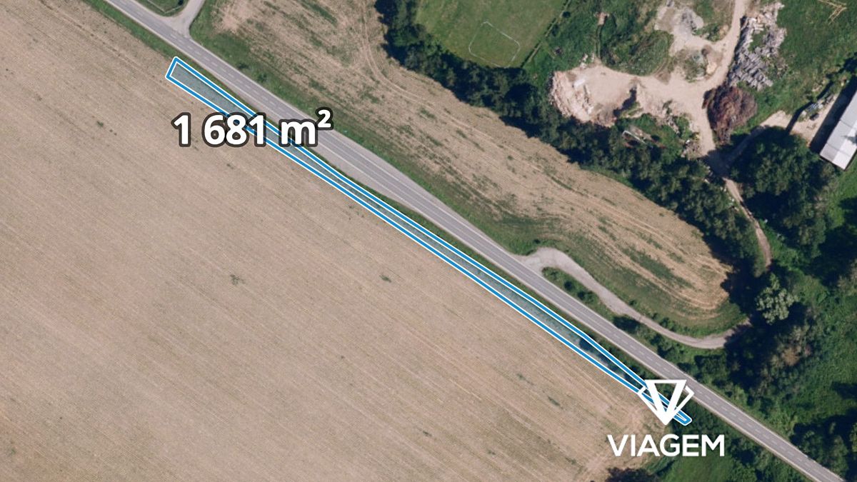 Prodej pole 1681 m²