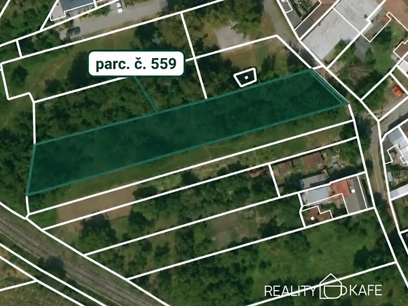 Prodej zahrady 1484 m², Uhřičice – náhled fotky 2