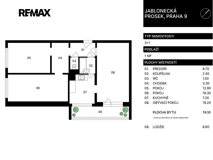 Wohnung 3+1 zum Kauf, 74 m² (2 von 30)