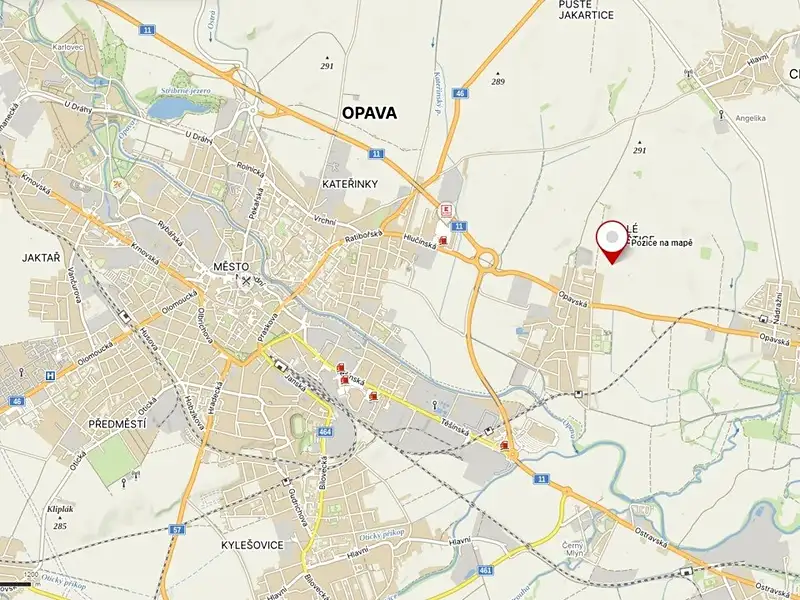 Prodej pozemku 2250 m², Opava – náhled fotky 3