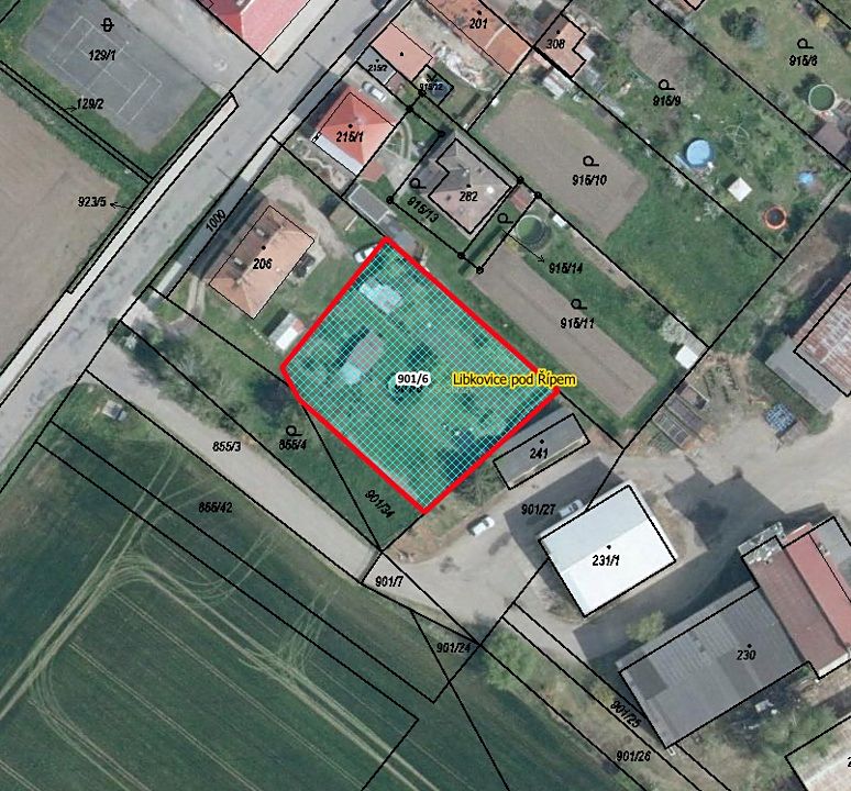 Prodej komerčního pozemku 1173 m², Libkovice pod Řípem – fotka 1 z 3