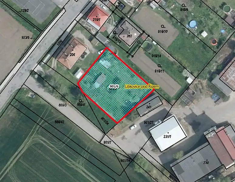 Prodej komerčního pozemku 1173 m², Libkovice pod Řípem – náhled fotky 1