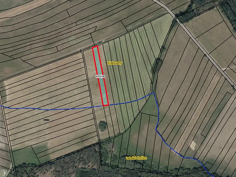 Prodej pole 3351 m², Krakovany – náhled fotky 1