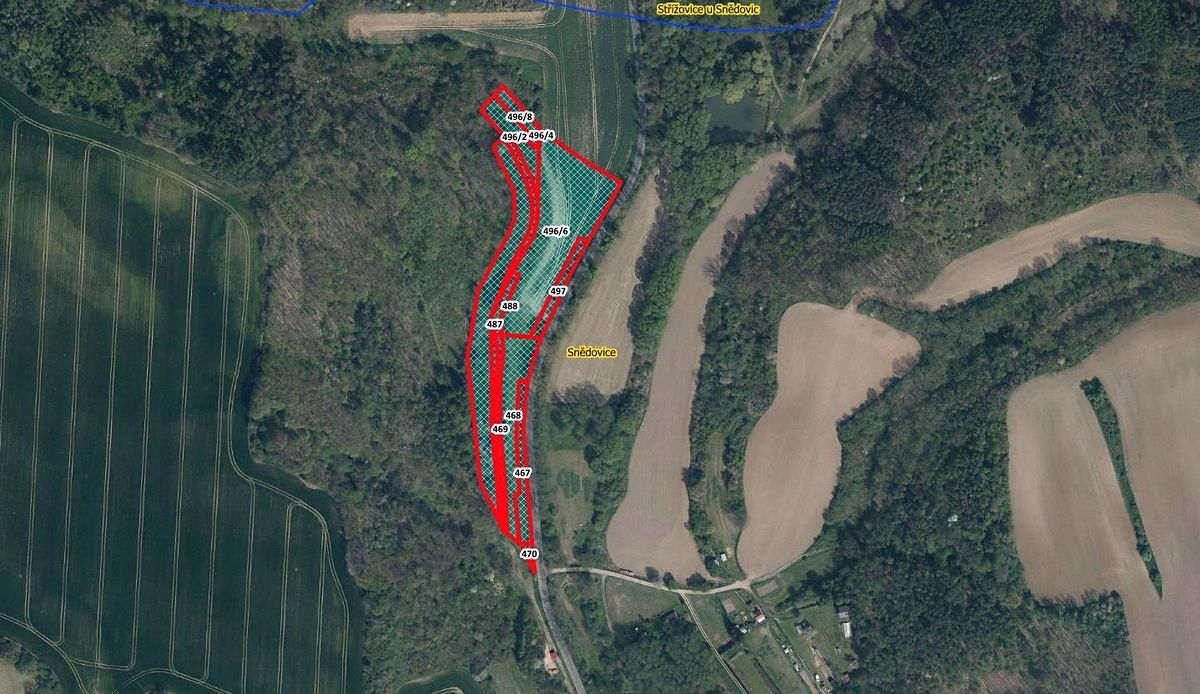 Prodej zahrady 17989 m², Snědovice – fotka 1 z 3