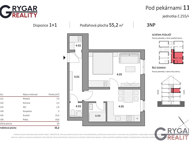 Prodej bytu 1+1, 55 m² (9 z 15)