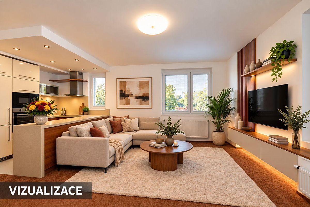 Pronájem bytu 2+kk 56 m² – fotografie 4