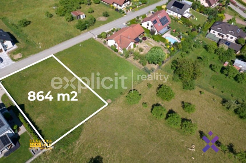 Prodej stavebního pozemku 864 m² – fotografie 3