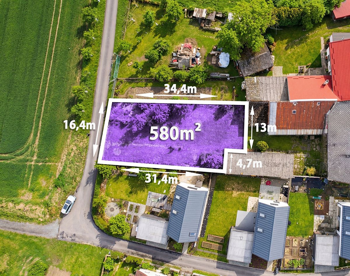 Prodej stavebního pozemku 580 m² – fotografie 2