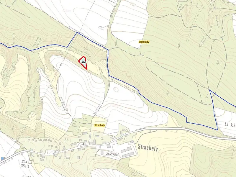Prodej louky 1482 m², Snědovice – náhled fotky 3