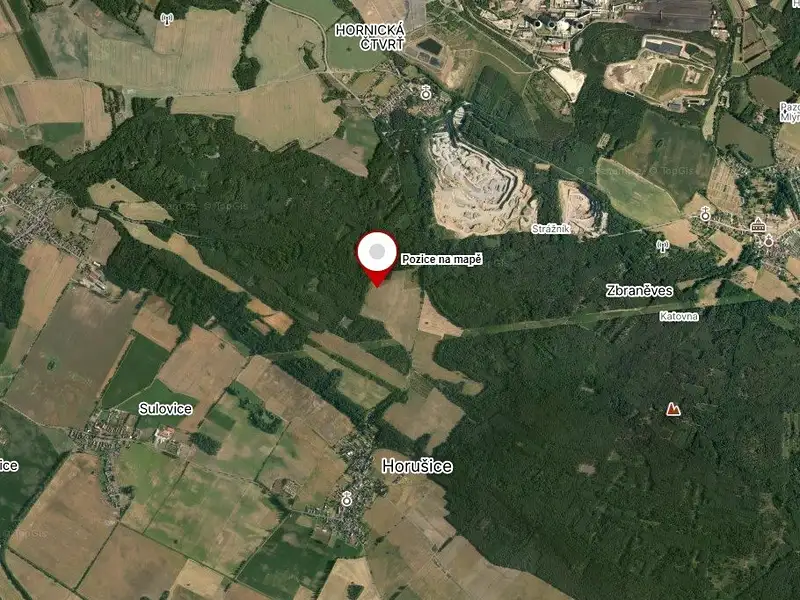 Prodej pole 6701 m², Horušice – náhled fotky 2