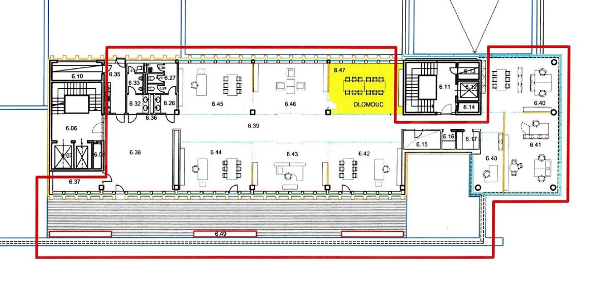 Pronájem kanceláře 2208 m² – fotografie 3