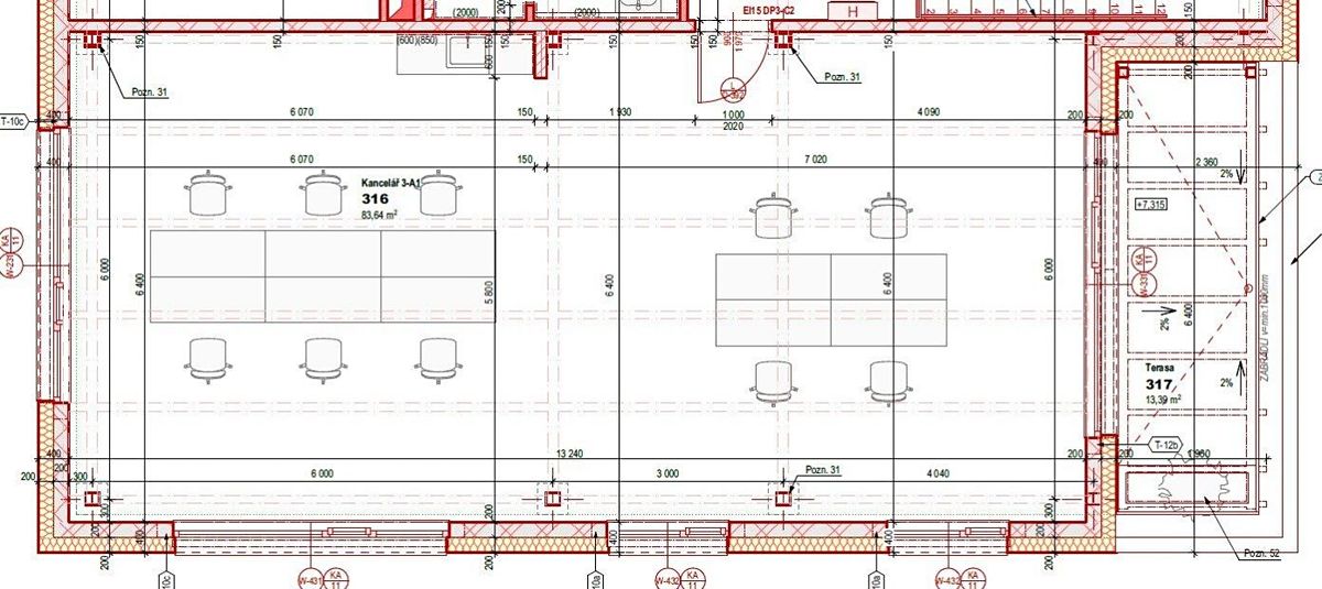 Pronájem kanceláře 84 m² – fotografie 4