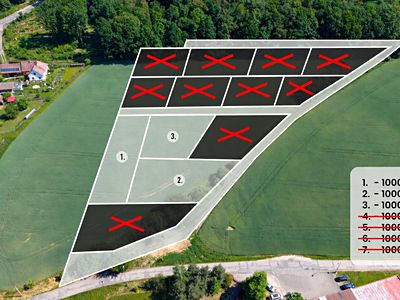 Prodej pole 1000 m²