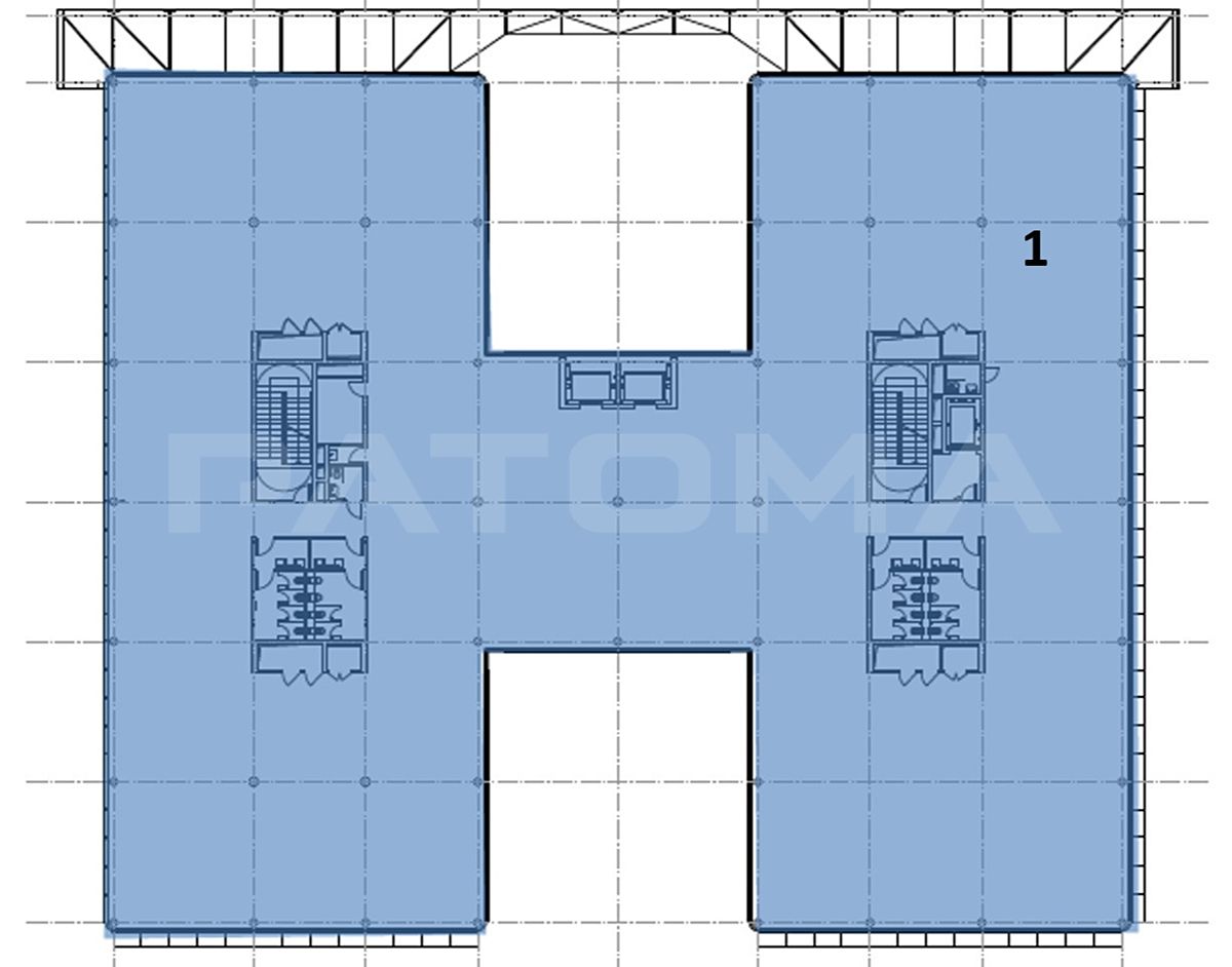 Pronájem kanceláře 1057 m² – fotografie 3