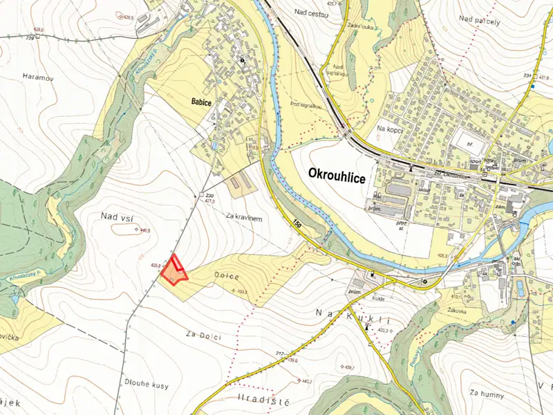 Prodej louky 6872 m², Okrouhlice – náhled fotky 2