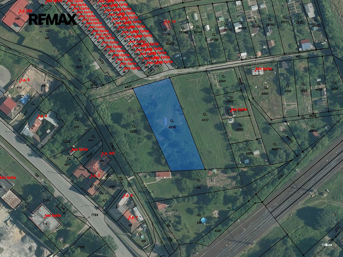 Prodej stavebního pozemku 1578 m², Suchdol nad Odrou – fotka 1 z 3