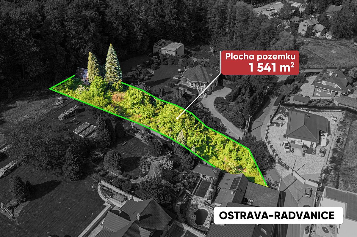 Prodej stavebního pozemku 1541 m²