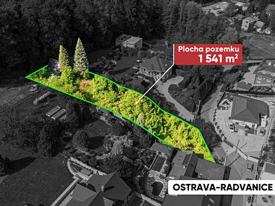 Prodej stavebního pozemku 1541 m²