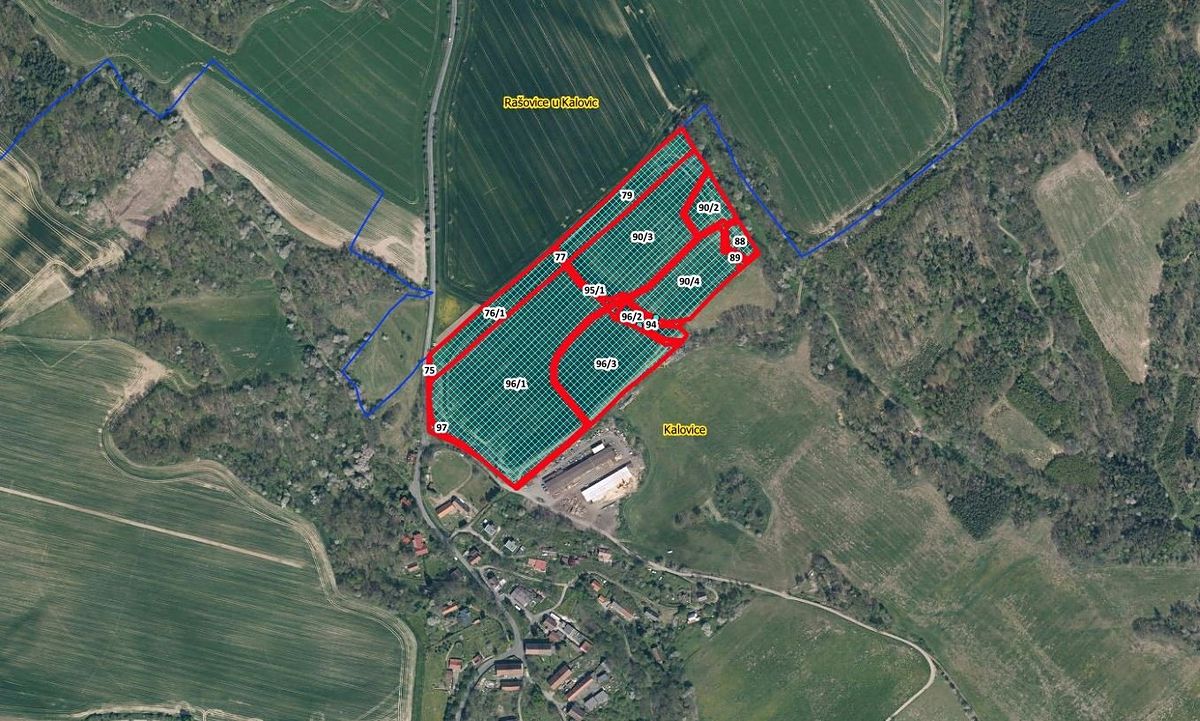Prodej pole 74838 m², Úštěk – fotka 1 z 3