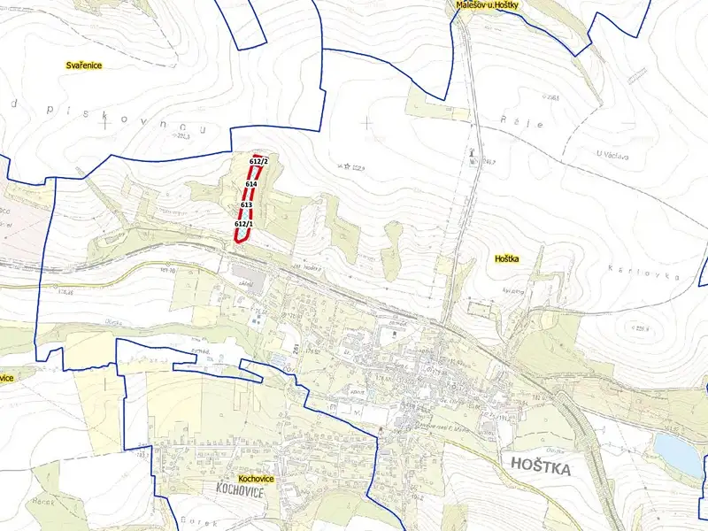 Prodej pole 11797 m², Hoštka – náhled fotky 3