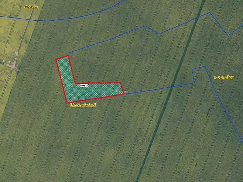 Prodej pole 4225 m², Štětí – náhled fotky 1