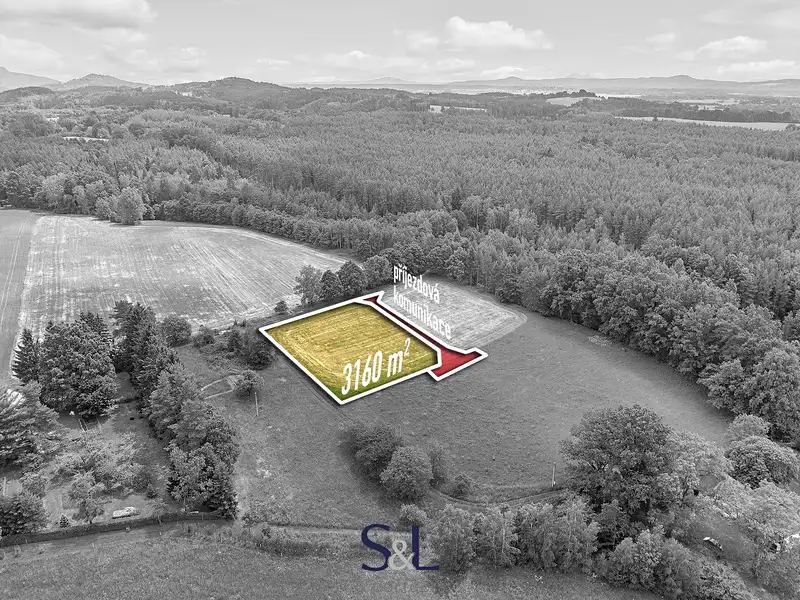 Prodej stavebního pozemku 3160 m², Svojkov – náhled fotky 2