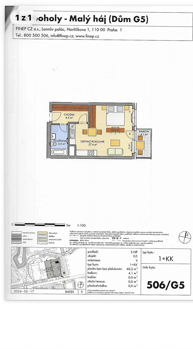 Prodej bytu 2+kk 45 m² – fotografie 2