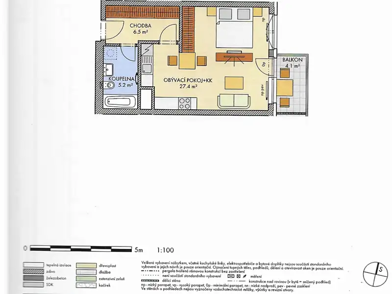 Prodej bytu 2+kk 45 m², Praha – náhled fotky 2