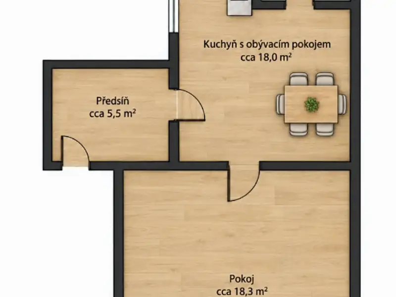 Prodej rodinného domu 46 m², pozemek 157 m², Dubňany – náhled fotky 3