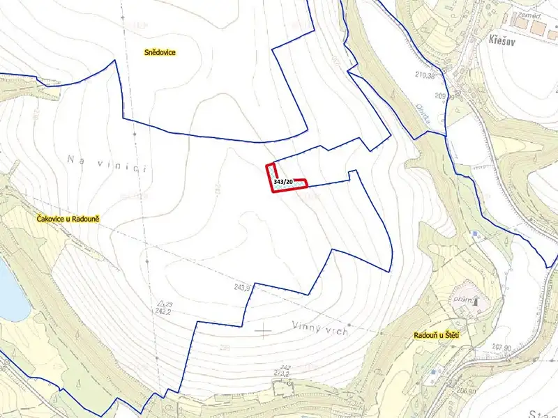 Prodej pole 4225 m², Štětí – náhled fotky 3