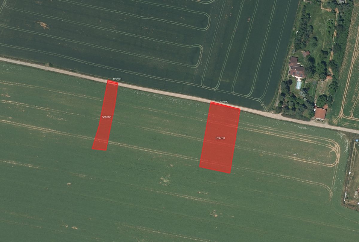 Prodej pole 7399 m², Vejprnice – fotka 1 z 3