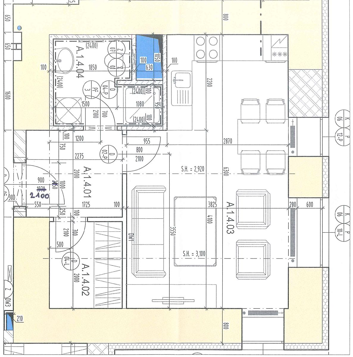 Pronájem bytu 1+kk 37 m² – fotografie 4