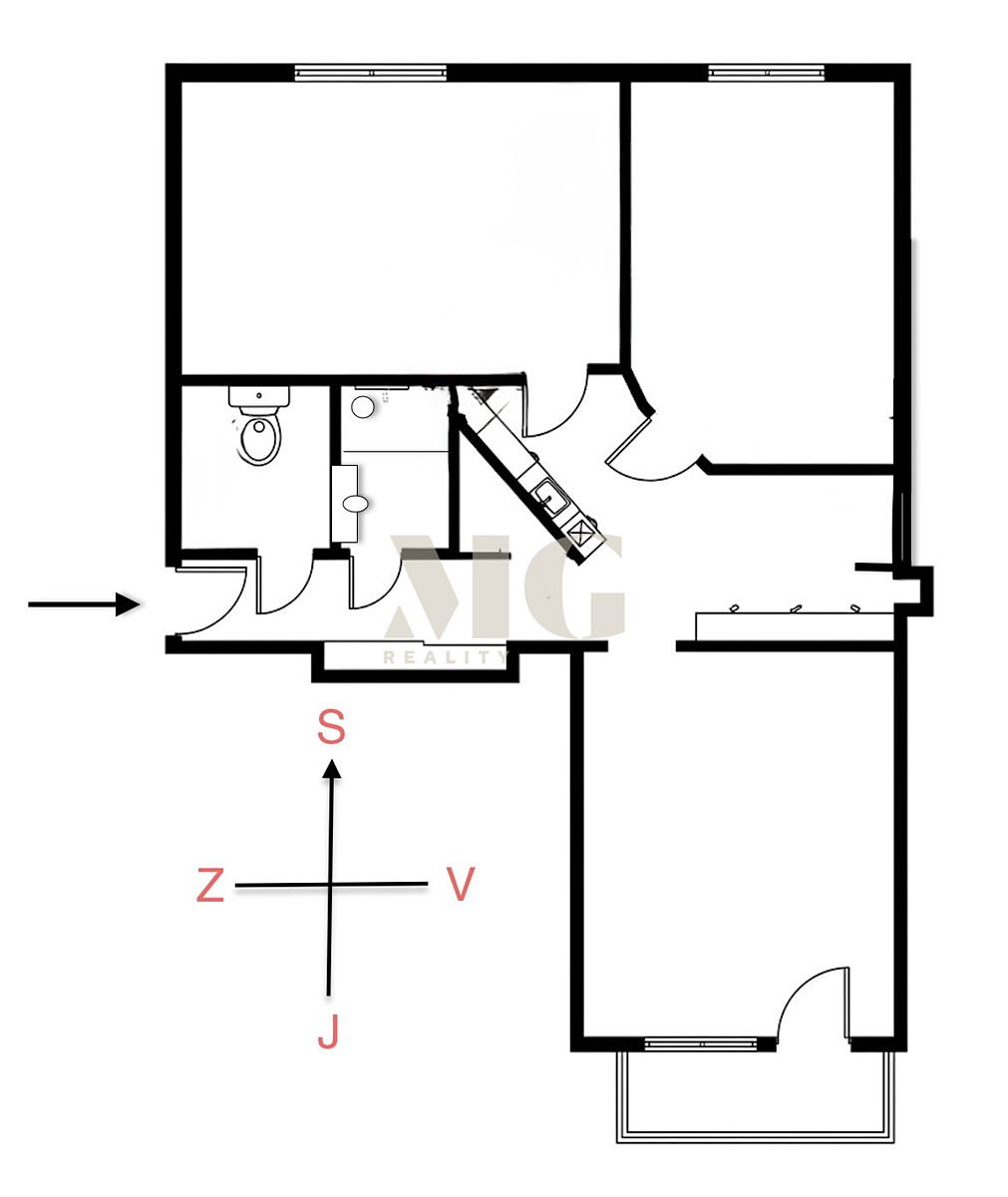 Prodej bytu 3+kk 53 m² – fotografie 2