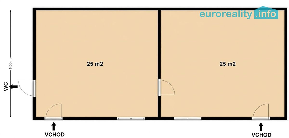 Pronájem obchodního prostoru 50 m² – fotografie 2