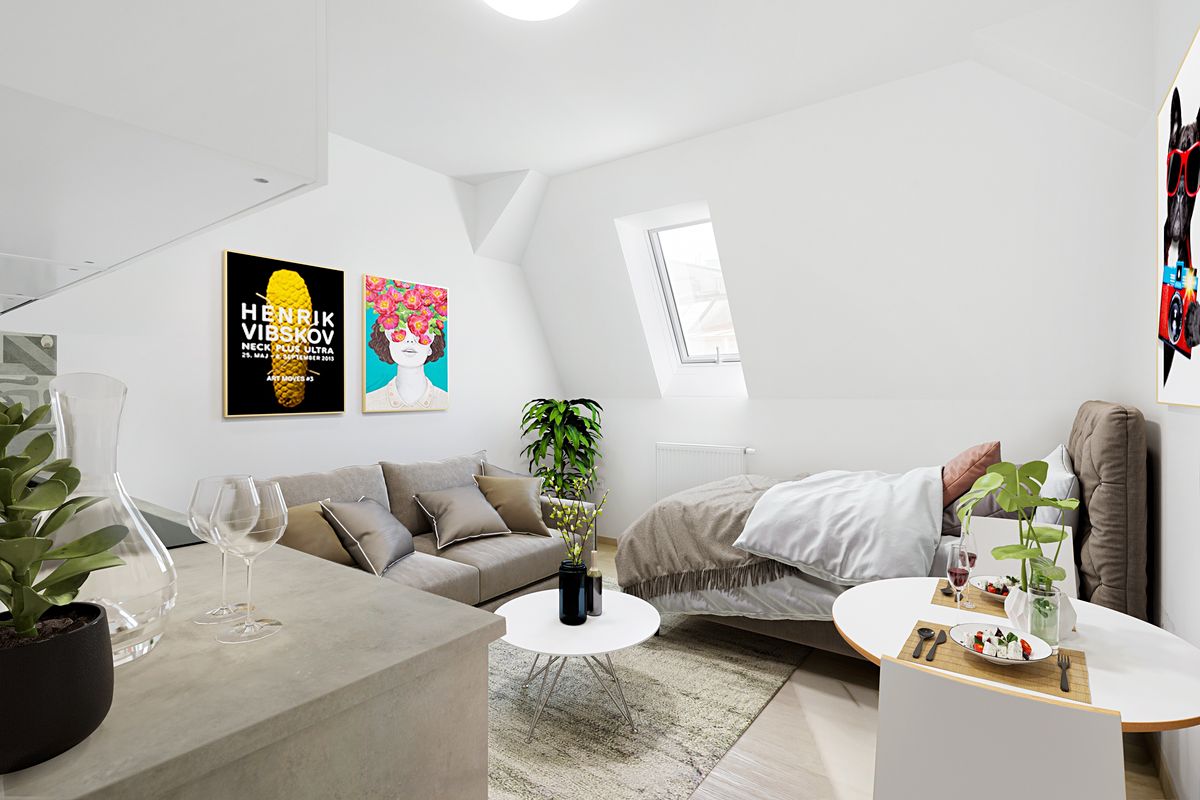 Pronájem bytu 1+kk 28 m²