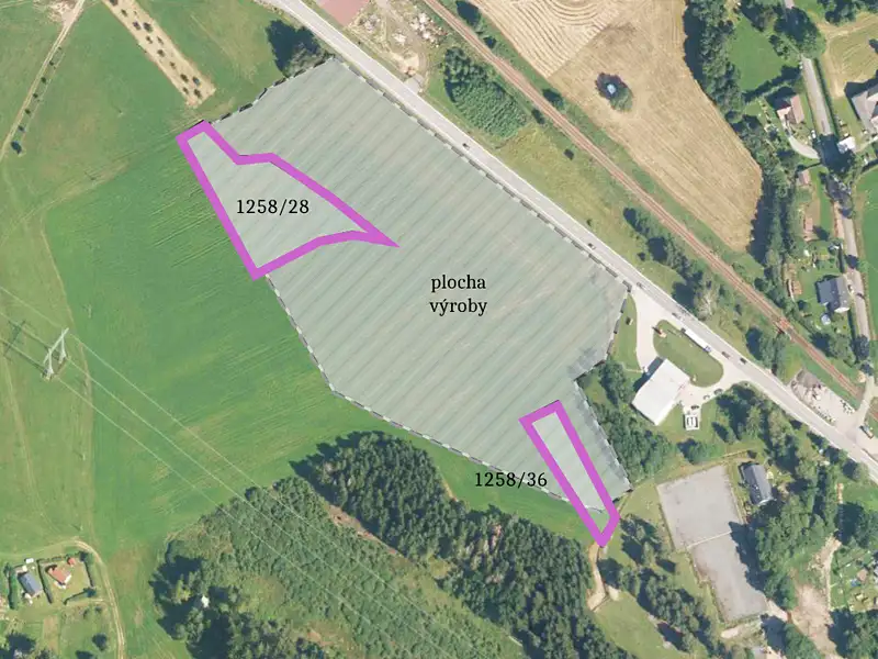 Prodej komerčního pozemku 4941 m², Borová – náhled fotky 2