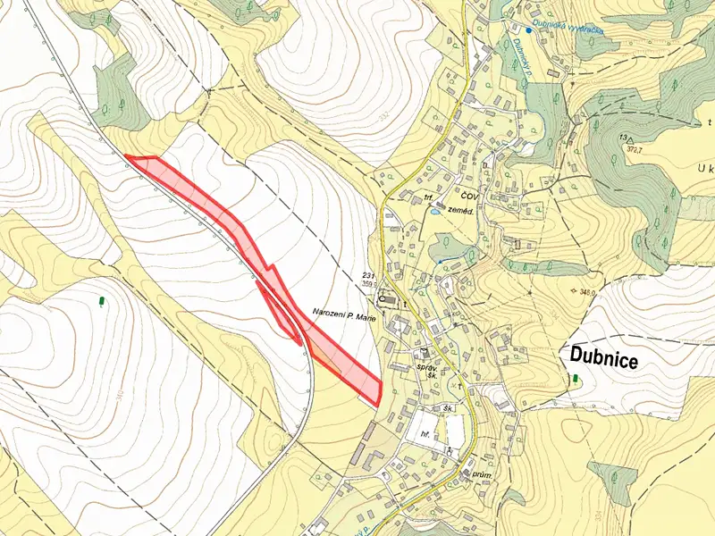 Prodej pole 19812 m², Dubnice – náhled fotky 2