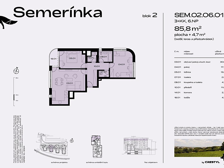Wohnung 3+kk zum Kauf, 86 m² (23 von 23)