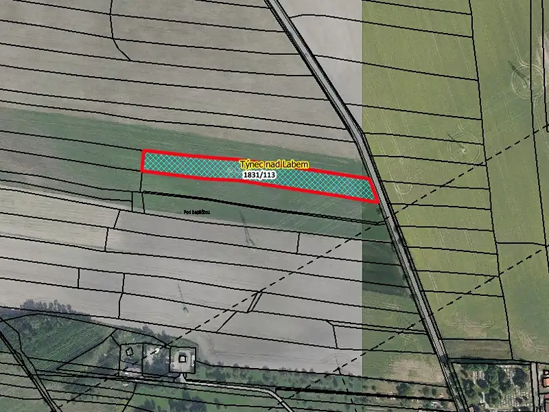 Prodej pole 6828 m², Týnec nad Labem – náhled fotky 1