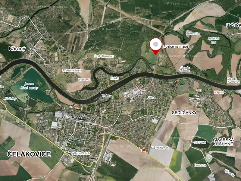 Prodej pole 10671 m², Káraný – náhled fotky 2