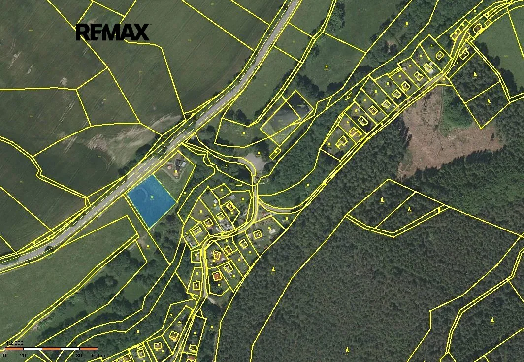 Prodej komerčního pozemku 1629 m²